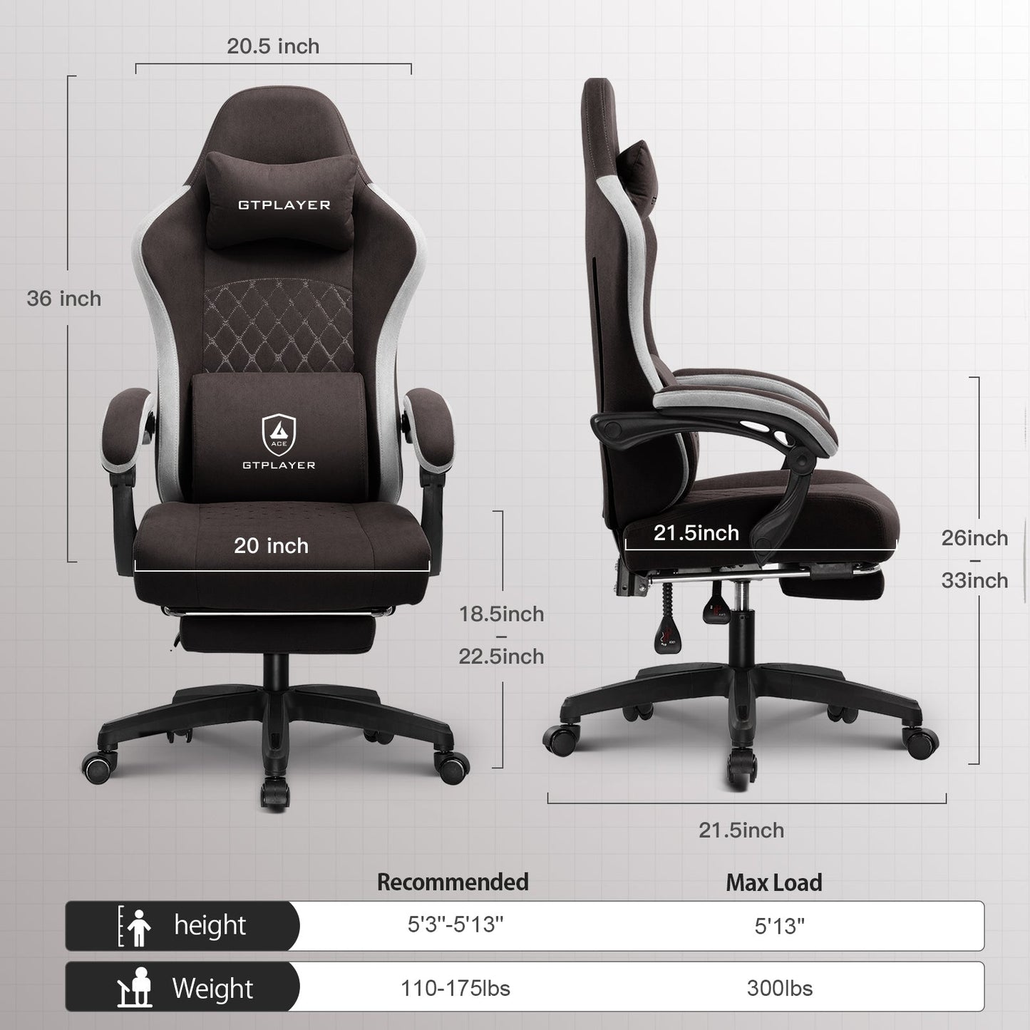 Footrest Series LR002 H