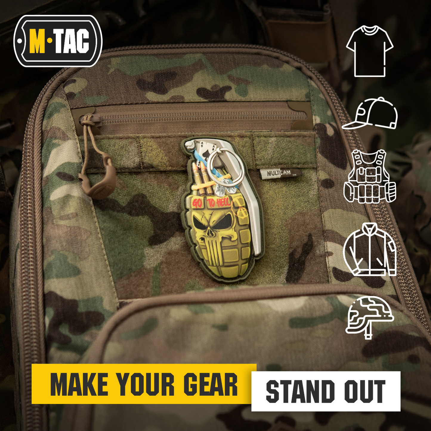 M-Tac Morale F1 PVC Patch