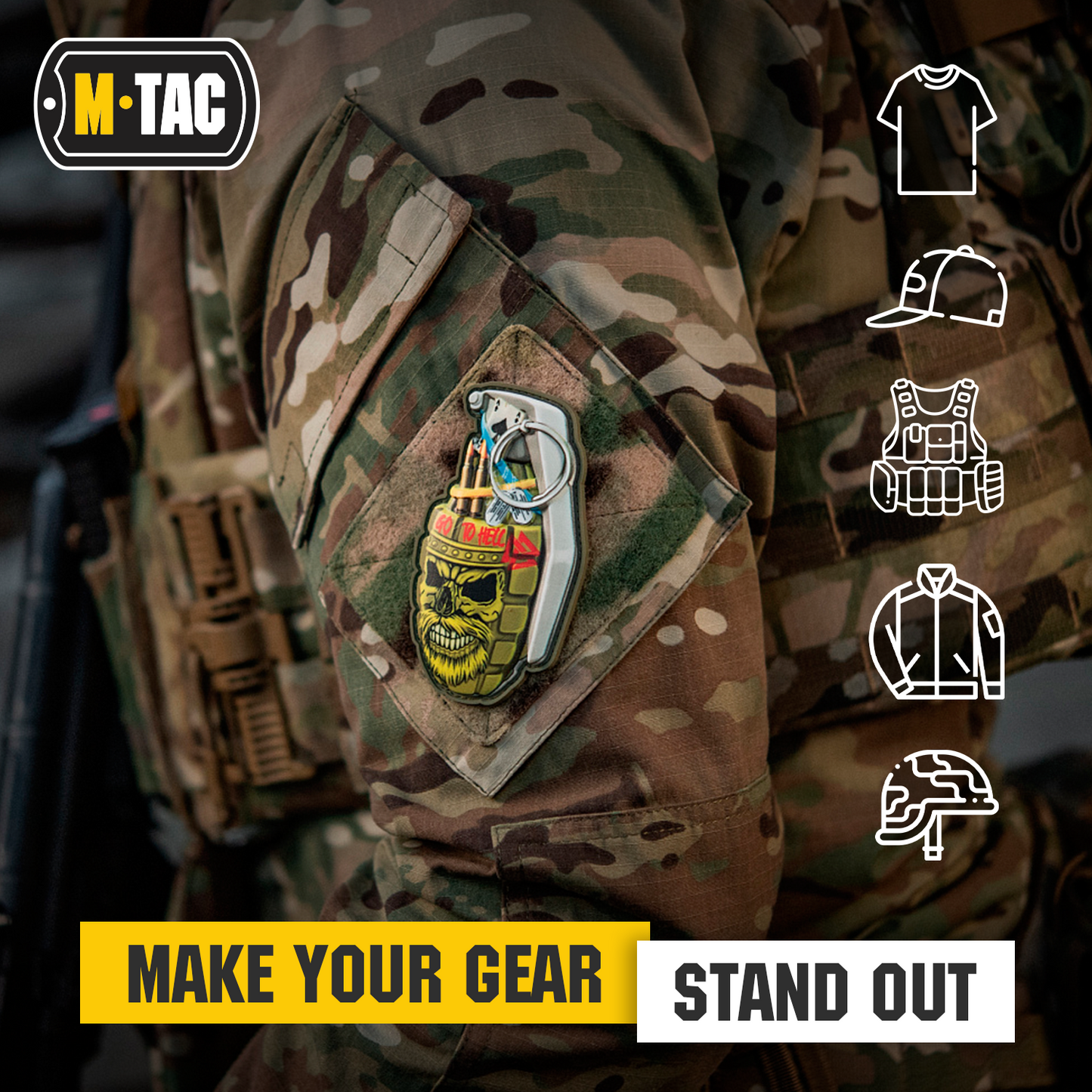 M-Tac Morale F1 PVC Patch