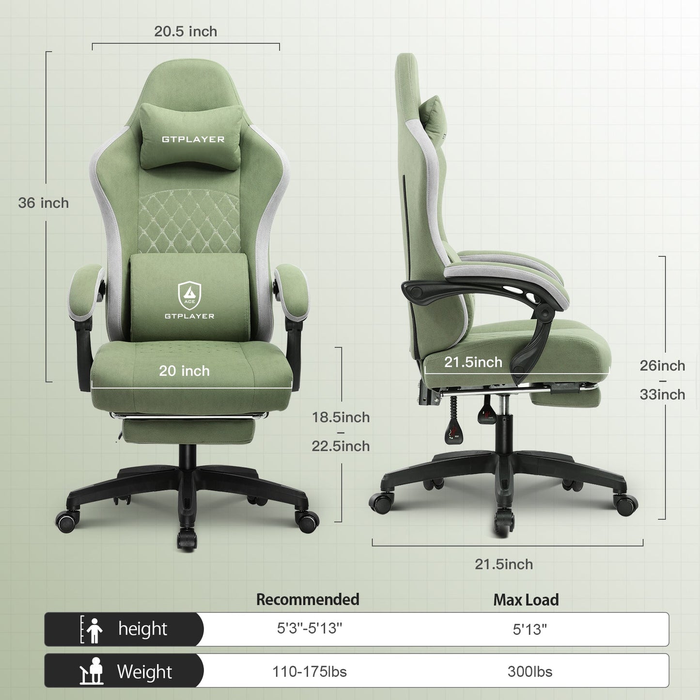 Footrest Series LR002 H