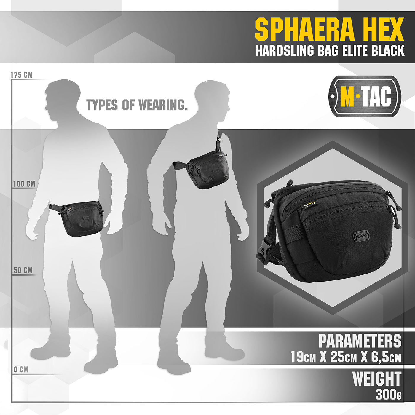 M-Tac Sphaera Hex Hardsling Bag Black