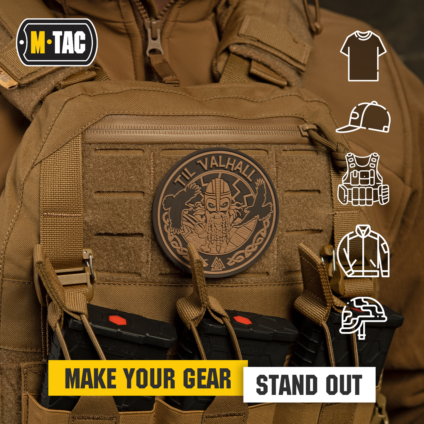 M-Tac patch Til Valhall PVC