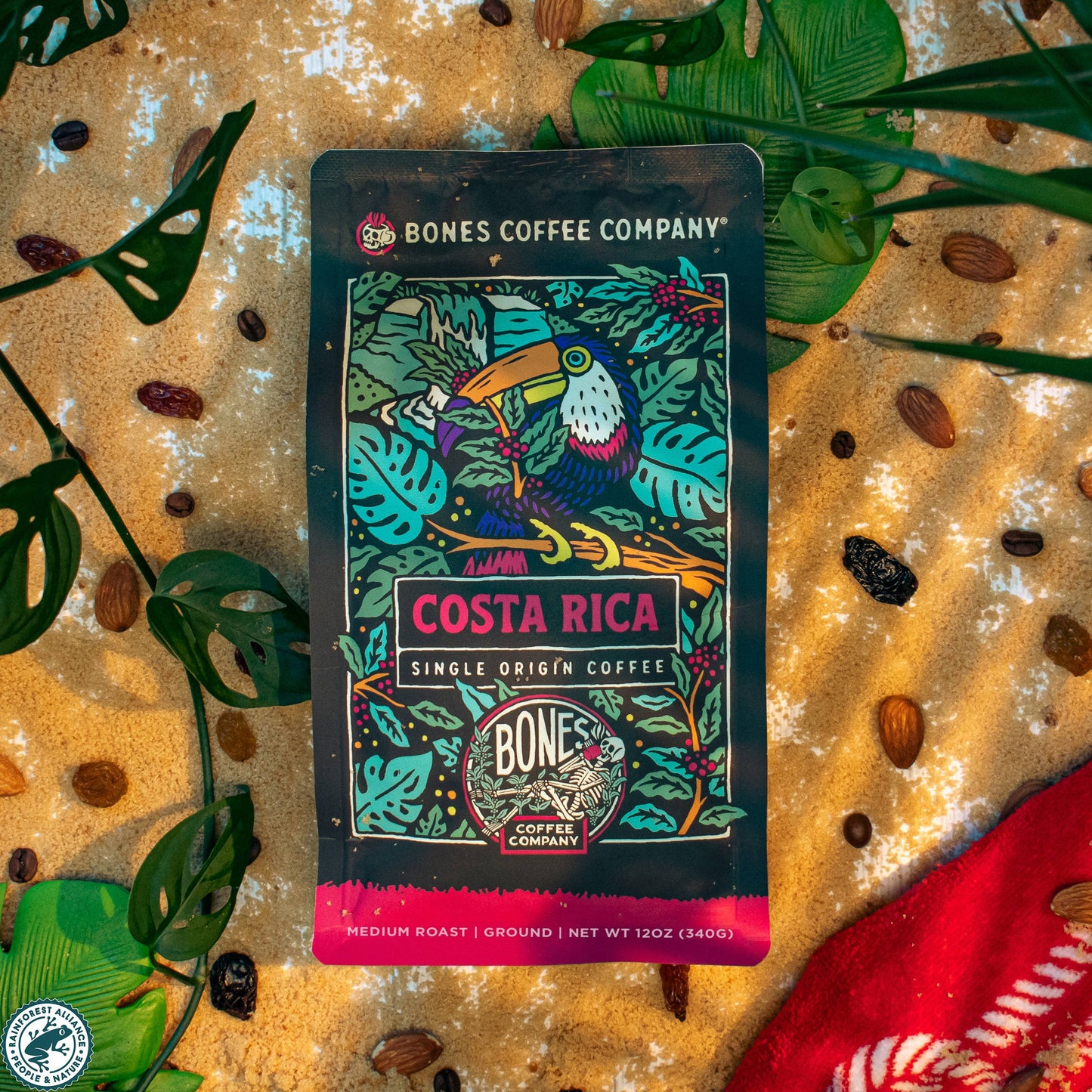 Costa Rica Single-Origin Coffee | 12oz | Whole Bean & Ground