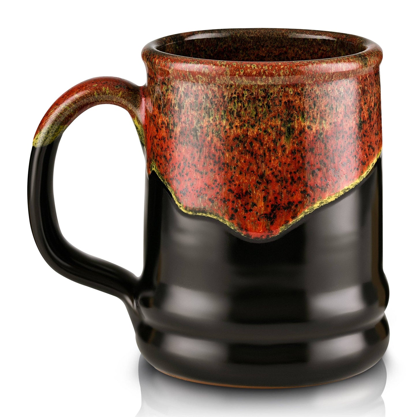 Highland Grog Handthrown Mug | Black Coffee Mug | 14 oz