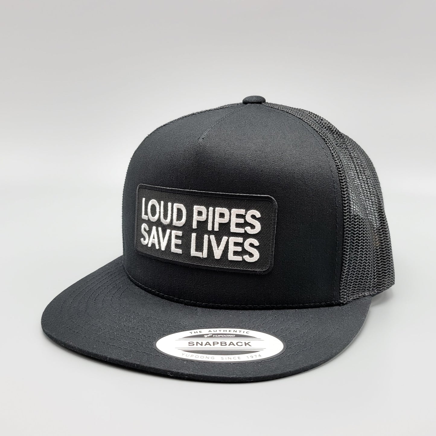 Loud Pipes Biker Trucker Hat