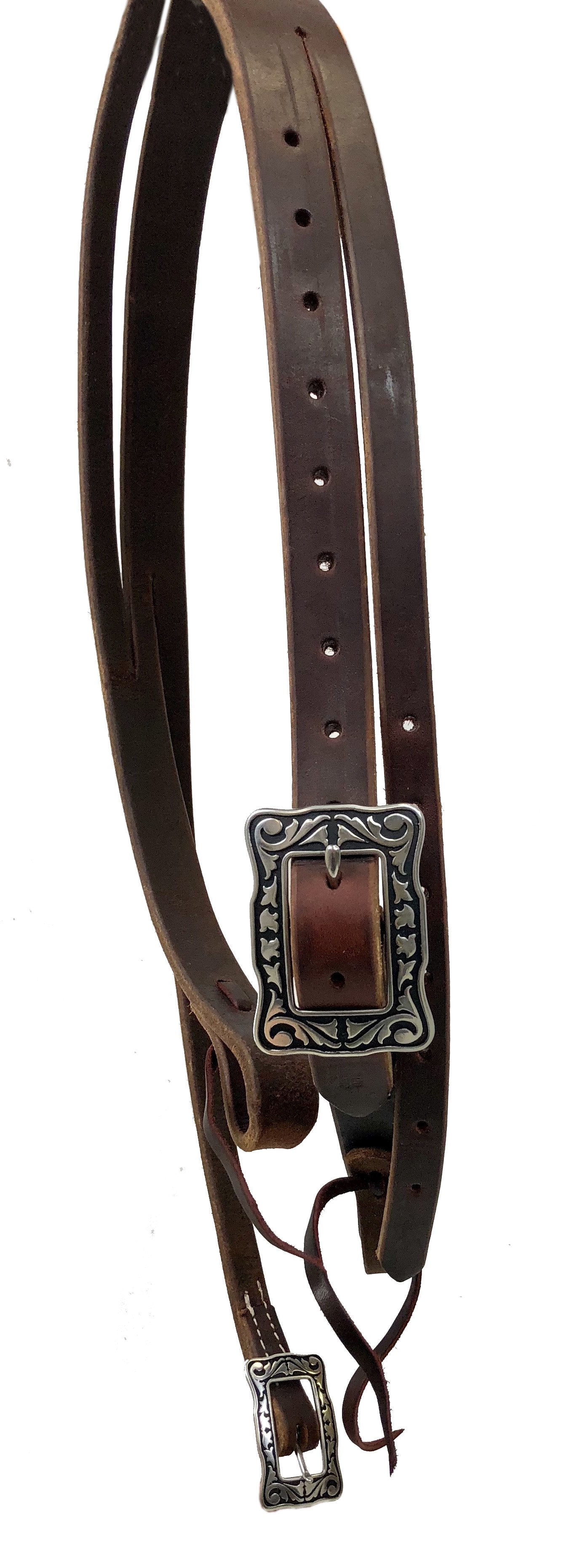 Pro Series 1 5/8" Extra Heavy Harness Slit Ear Headstall with Black Base Hardware