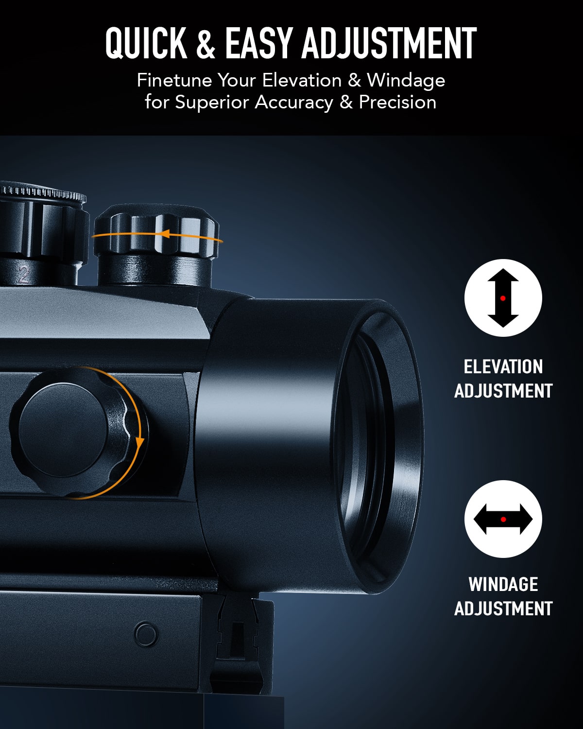 1x40mm Reflex Red Green Dot Sight Riflescope with Free 20mm Mount Rails