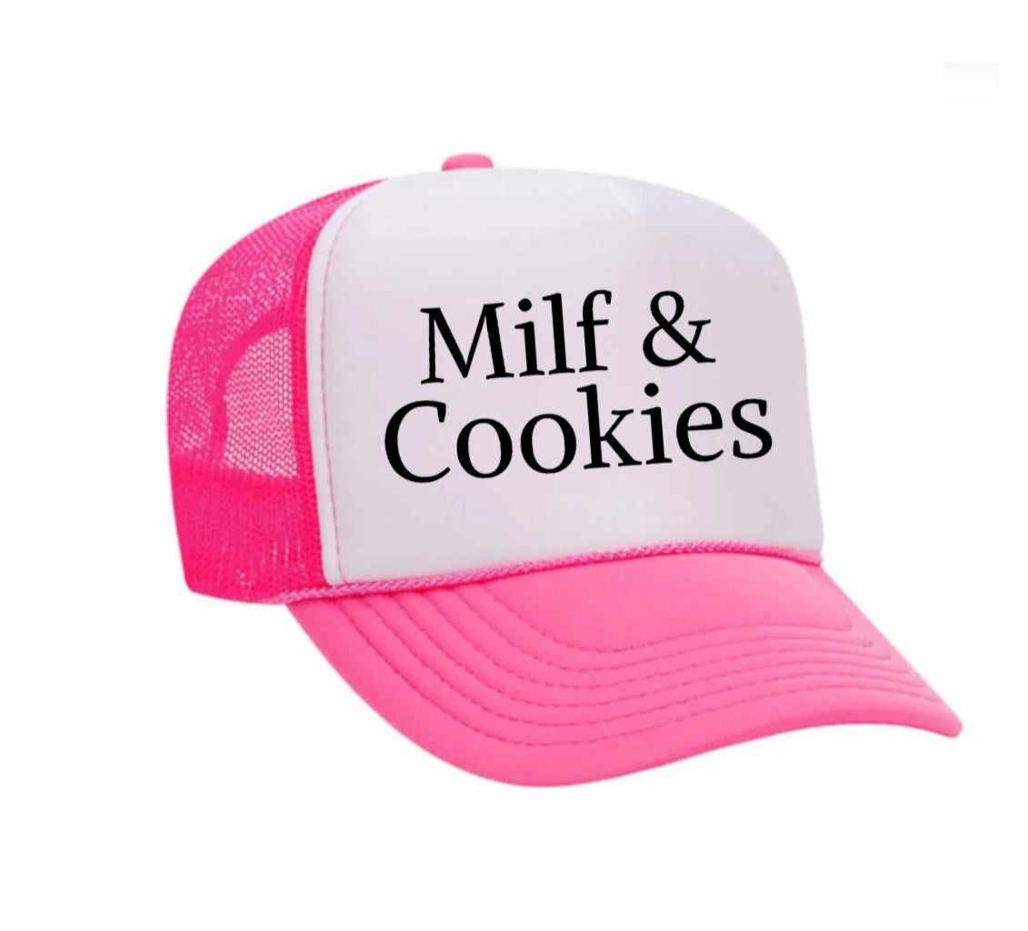 Milf & Cookies Trucker Hat