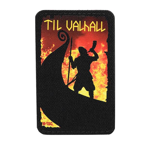 M-Tac patch Til Valhall (3"x 2") Black