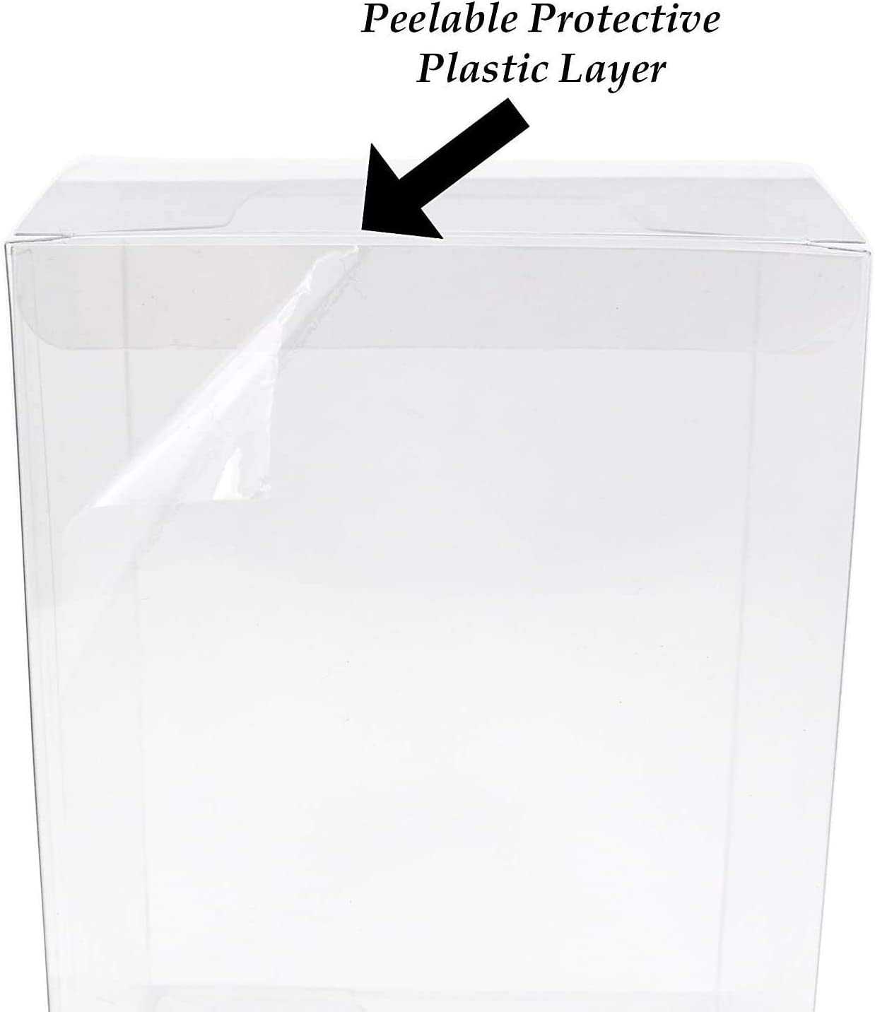 Fundom Clear Plastic Protector Case 0.50MM Extra Thick For 4" Funko Pop (10 Pack)