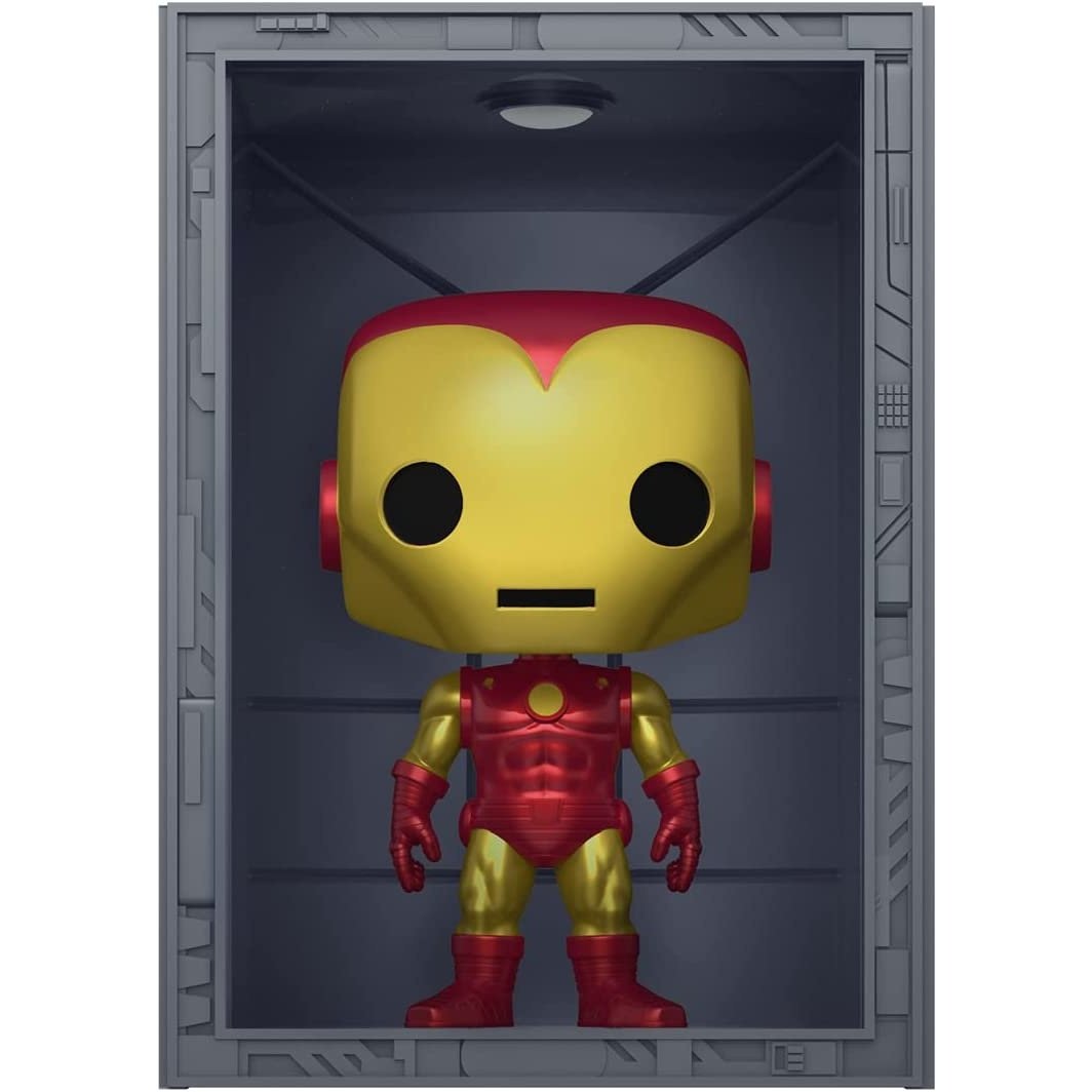 Funko Pop! Marvel: Iron Man Hall of Armor Model 4 Deluxe Vinyl Figure