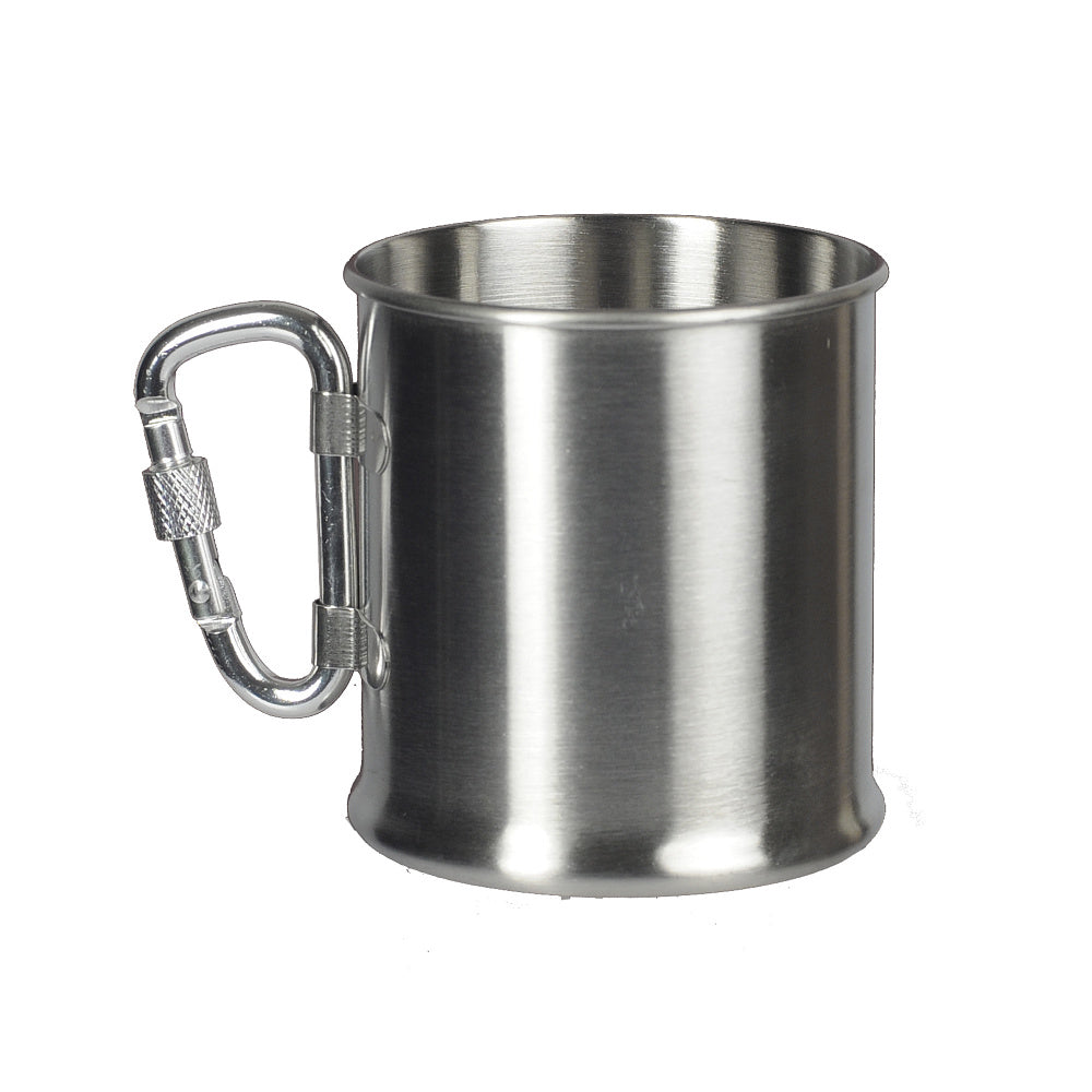 M-Tac Mug 8.5oz Stainless Steel with Carabiner