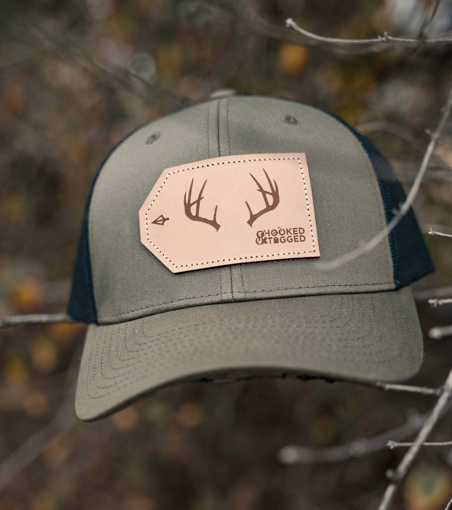 Buck Antler Patch Hat