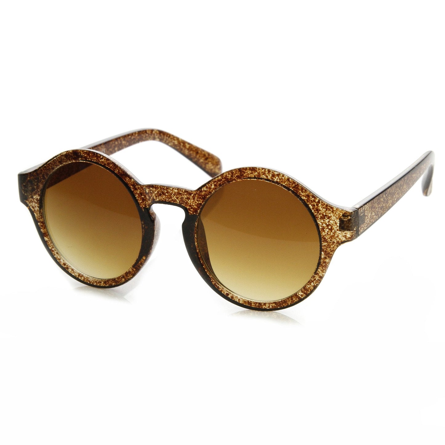 Classic Retro Keyhole Round P3 Frame Sunglasses 9196