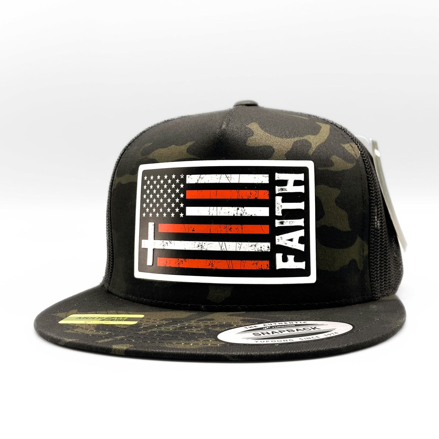 Faith Christian American Flag Trucker