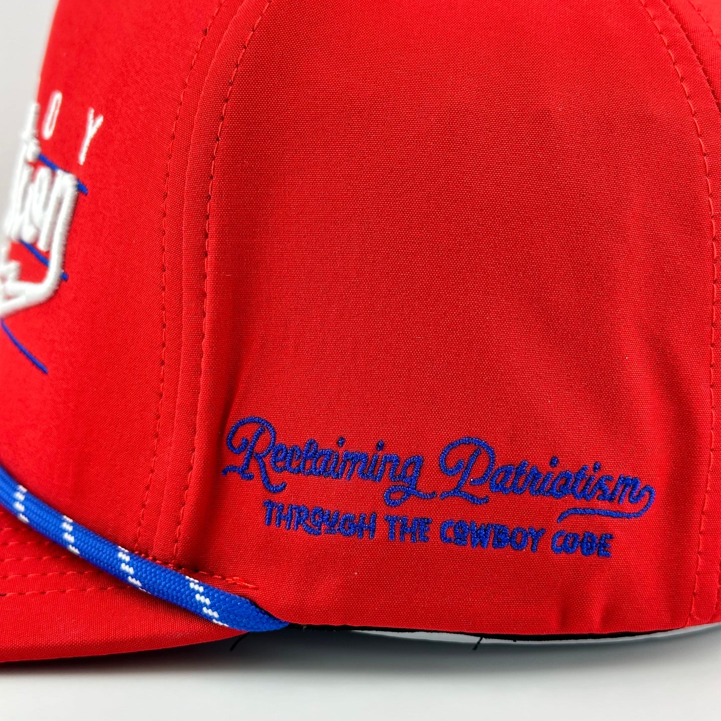 “Lightning" Red, White, and Blue - Cowboy Revolution 5-panel Performance Hat