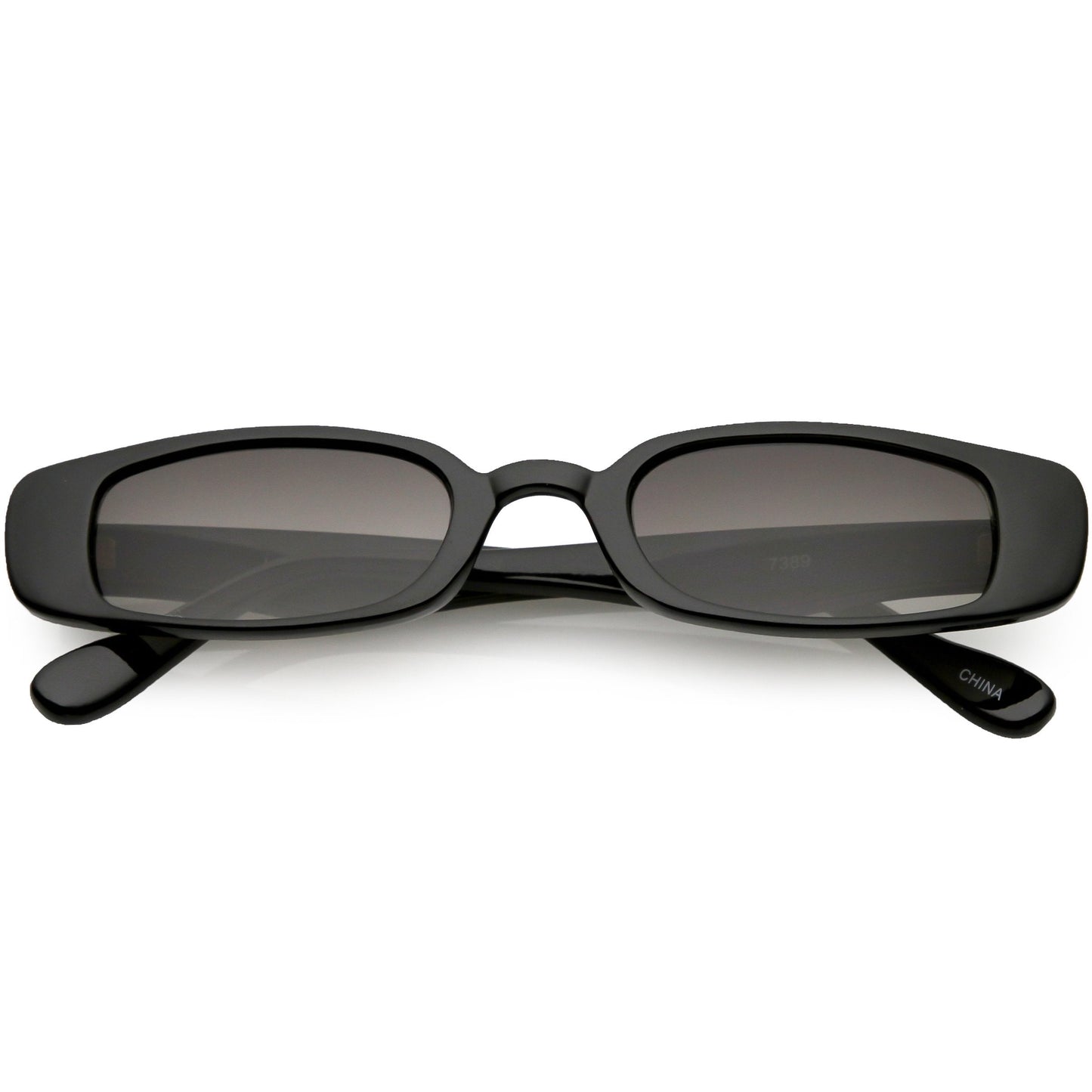 Retro 1990's Thin Rectangle Fashion Sunglasses C547