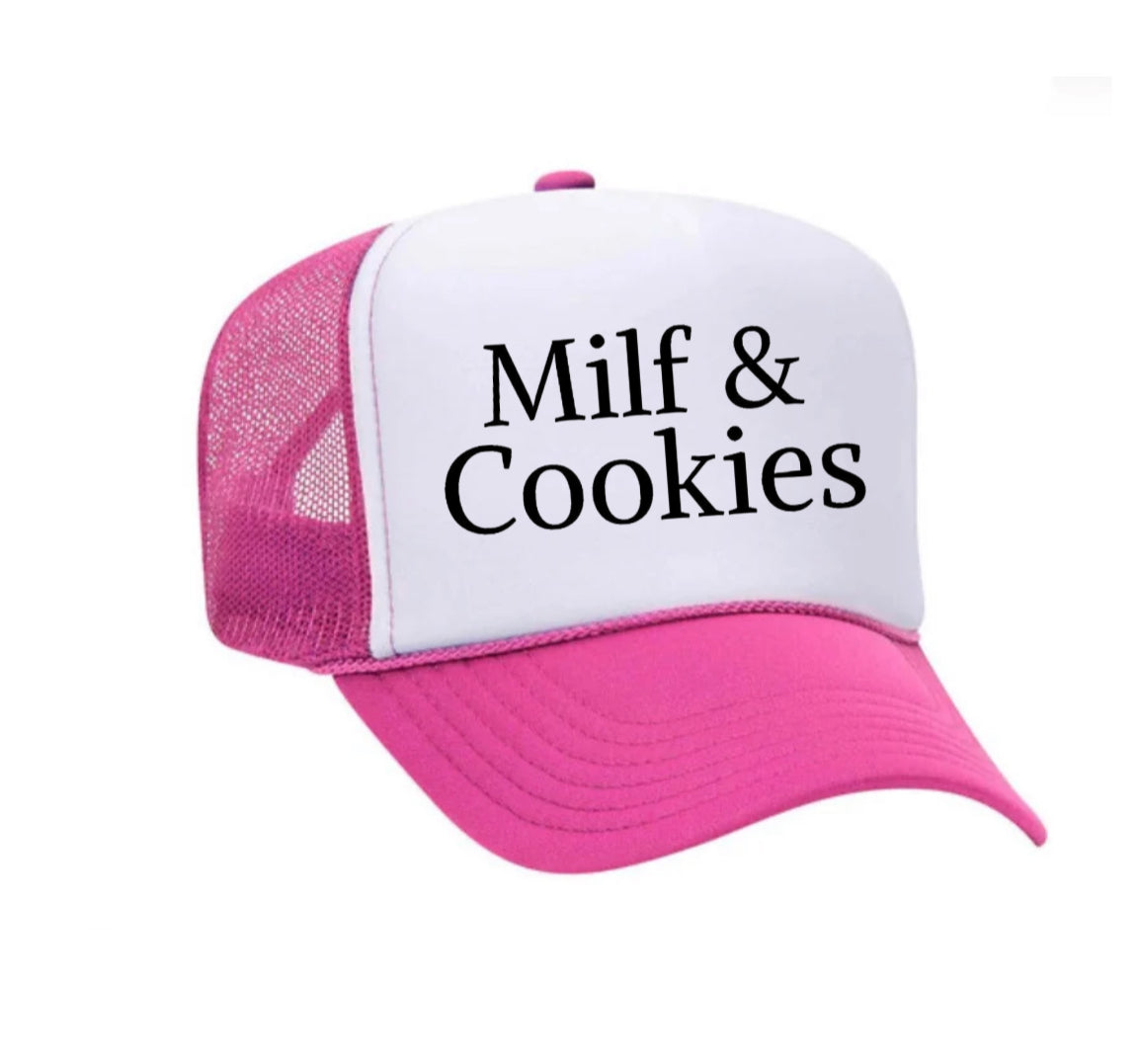 Milf & Cookies Trucker Hat