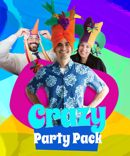 Crazy Party Hats Pack (20 Hats & 20 Headbands)