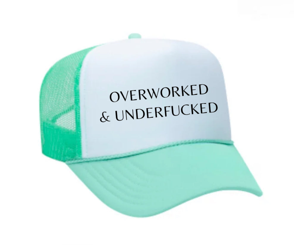 Overworked Trucker Hat