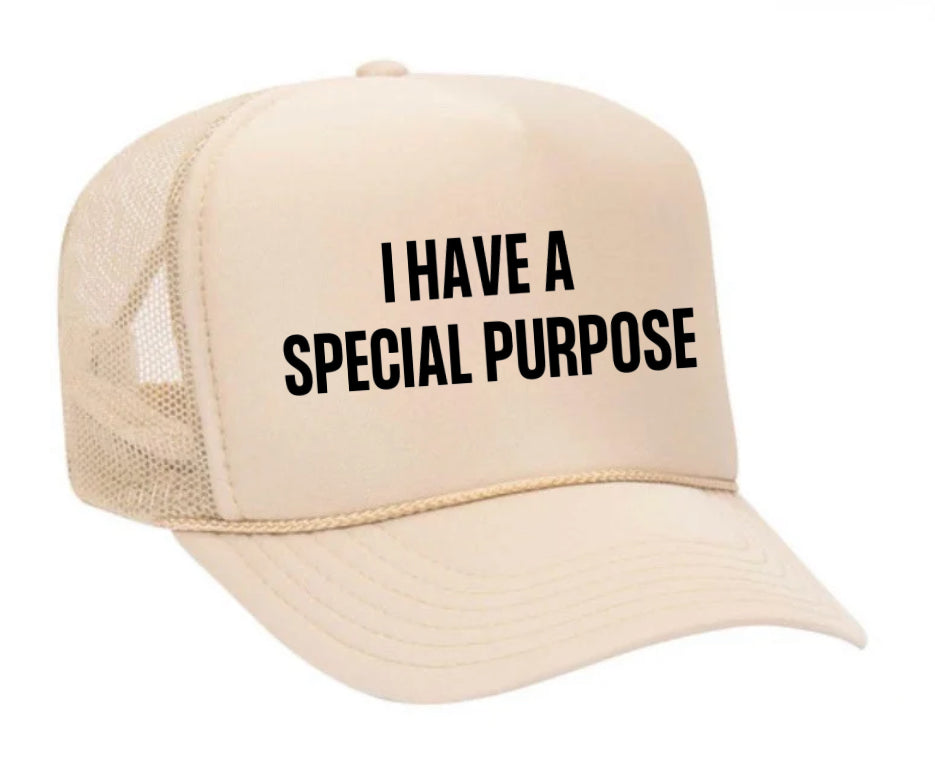 I Have A Special Purpose Trucker Hat