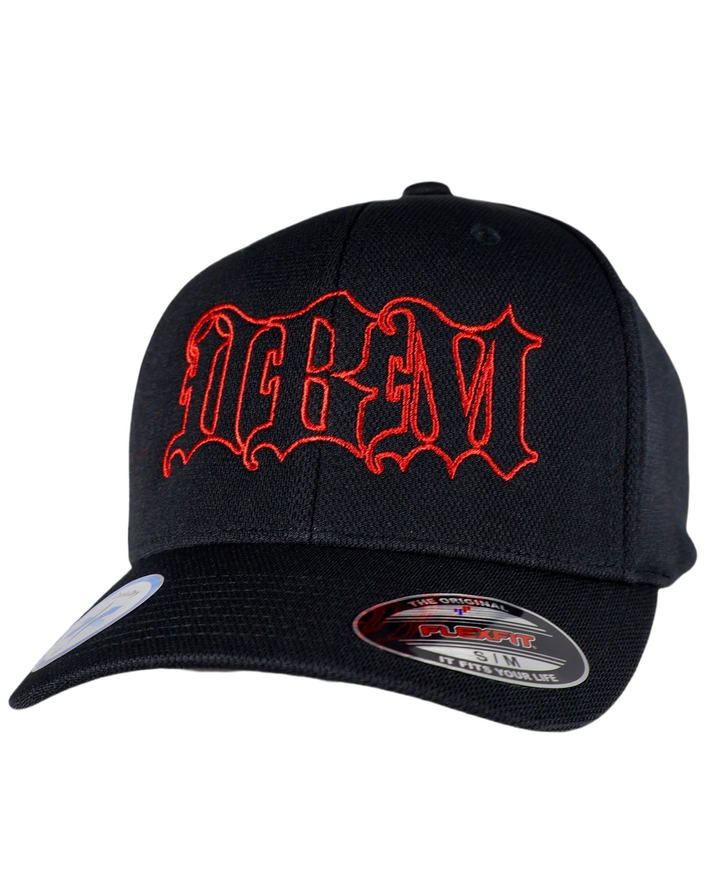 LAST CHANCE! Pick Your Thread Color Flexfit "Never Fade" Big DBM Outline Cap