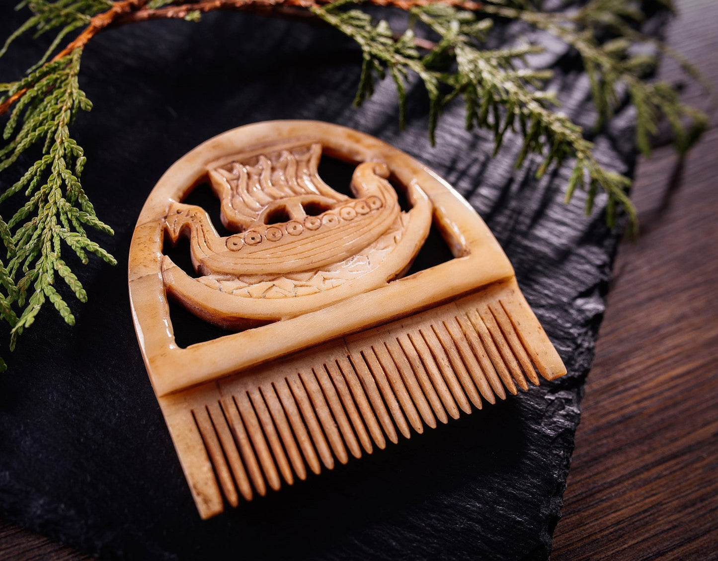 Bone Beard Comb - Drakkar