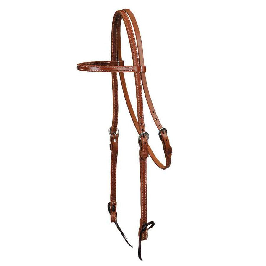 Colorado Brown Skirting Browband Headstall