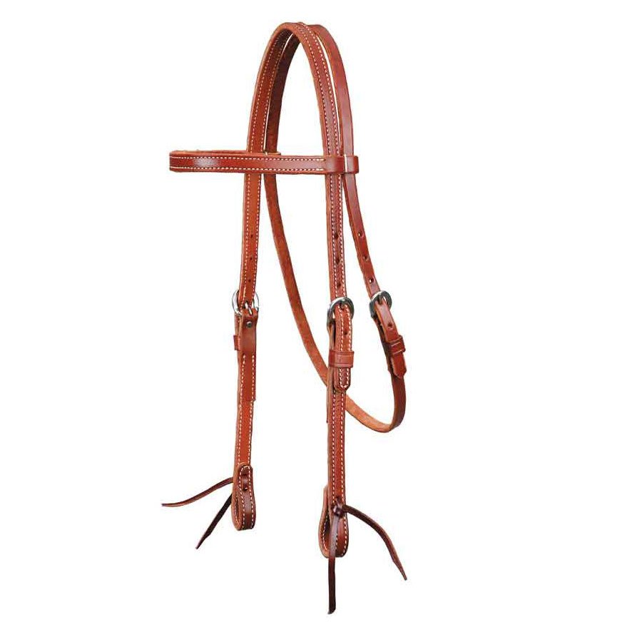 Mahogany Leather Headstall