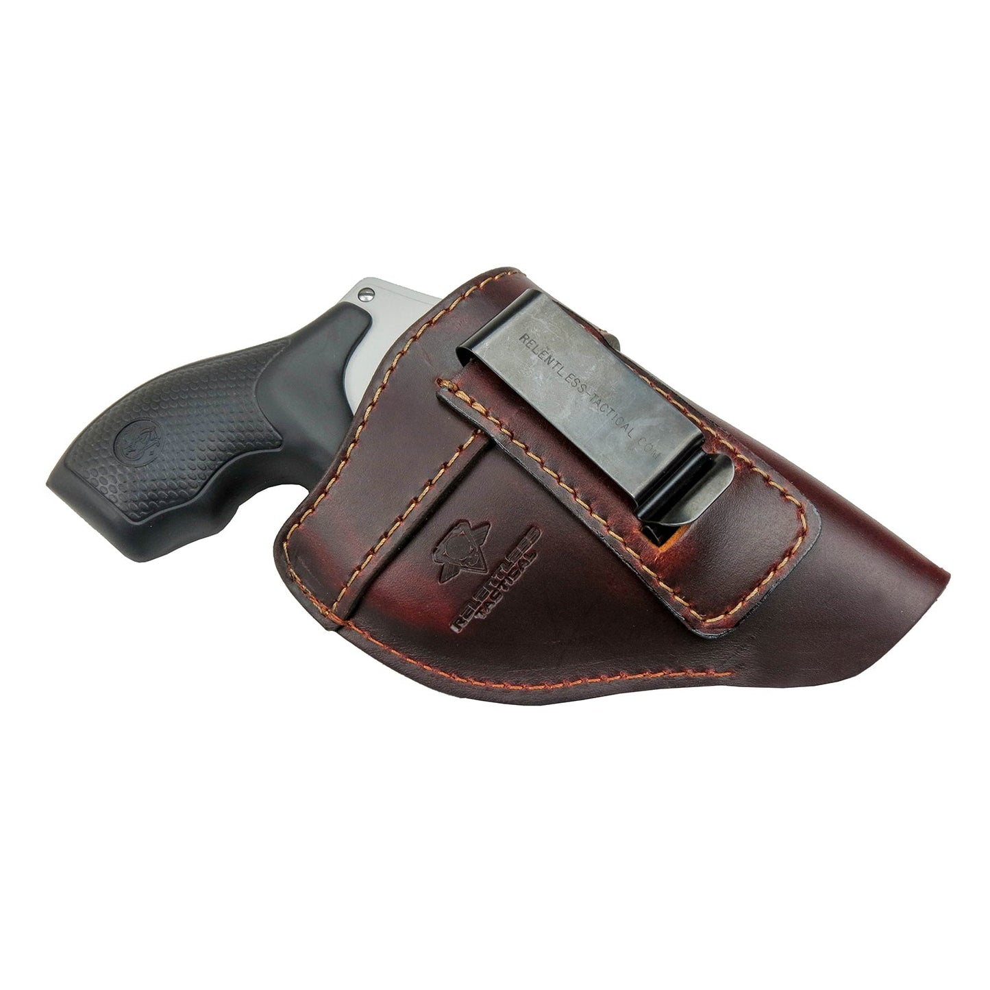 The Defender Leather IWB Holster - Fits Snub Nose Style Revolver - Lifetime Warranty - Made in USA