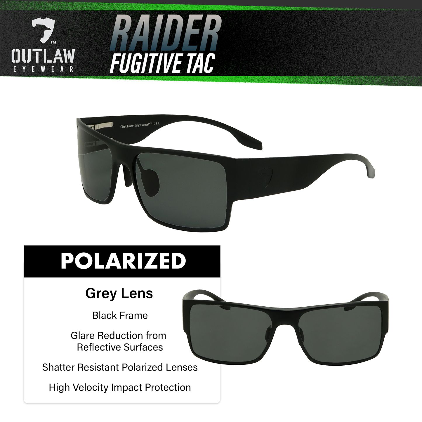 Raider TAC Black / Polarized