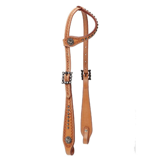 Starburst Slip Ear Headstall with Rhinestones