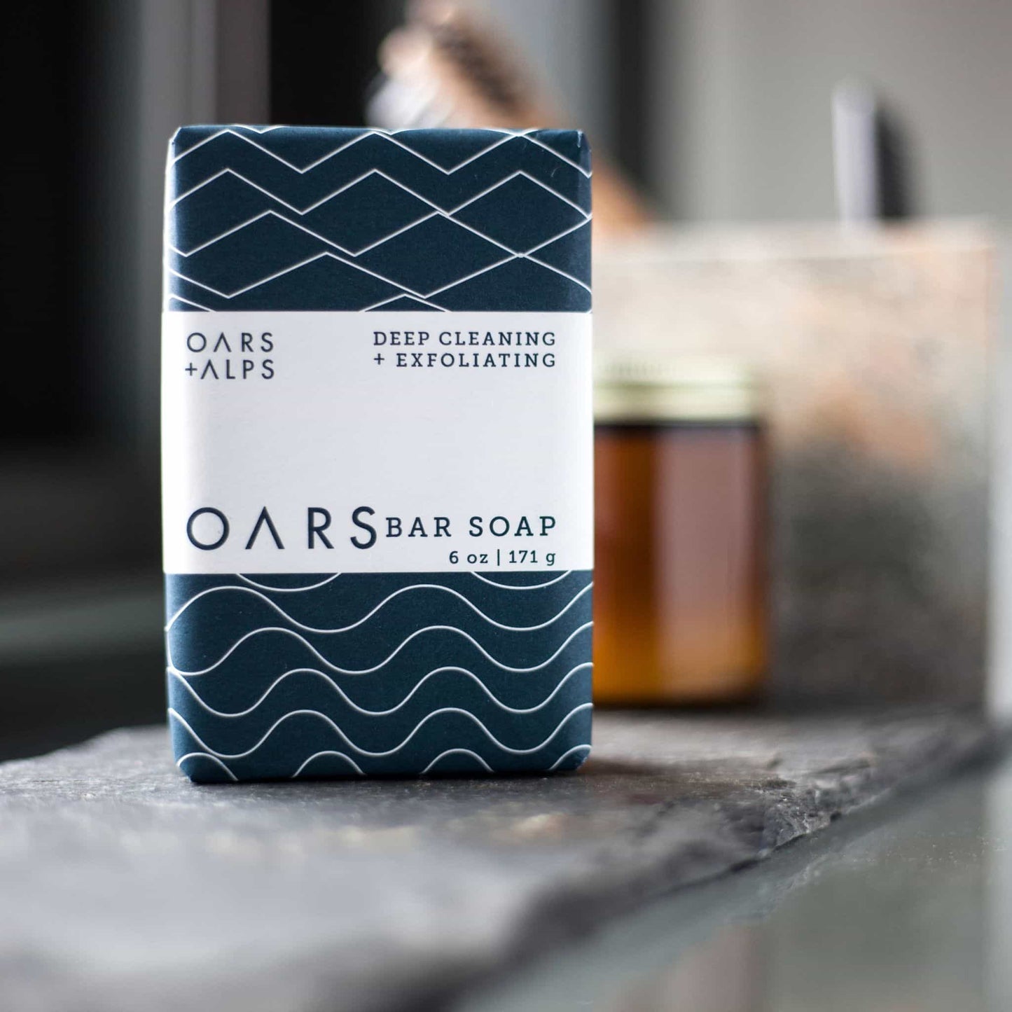 Blue Charcoal Oars Bar Soap