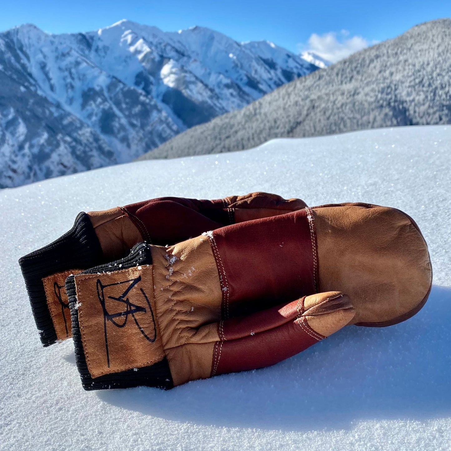 5280 Water Buffalo Leather Mitten