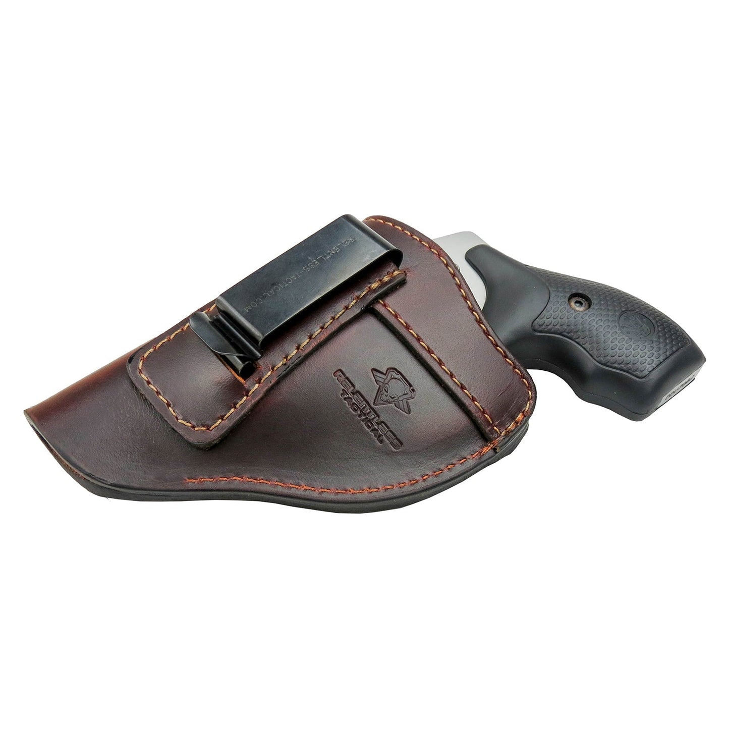 The Defender Leather IWB Holster - Fits Snub Nose Style Revolver - Lifetime Warranty - Made in USA