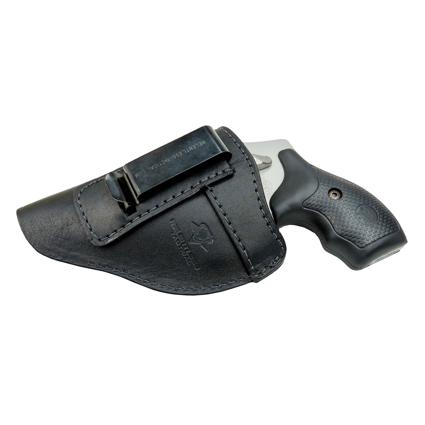 The Defender Leather IWB Holster - Fits Snub Nose Style Revolver - Lifetime Warranty - Made in USA