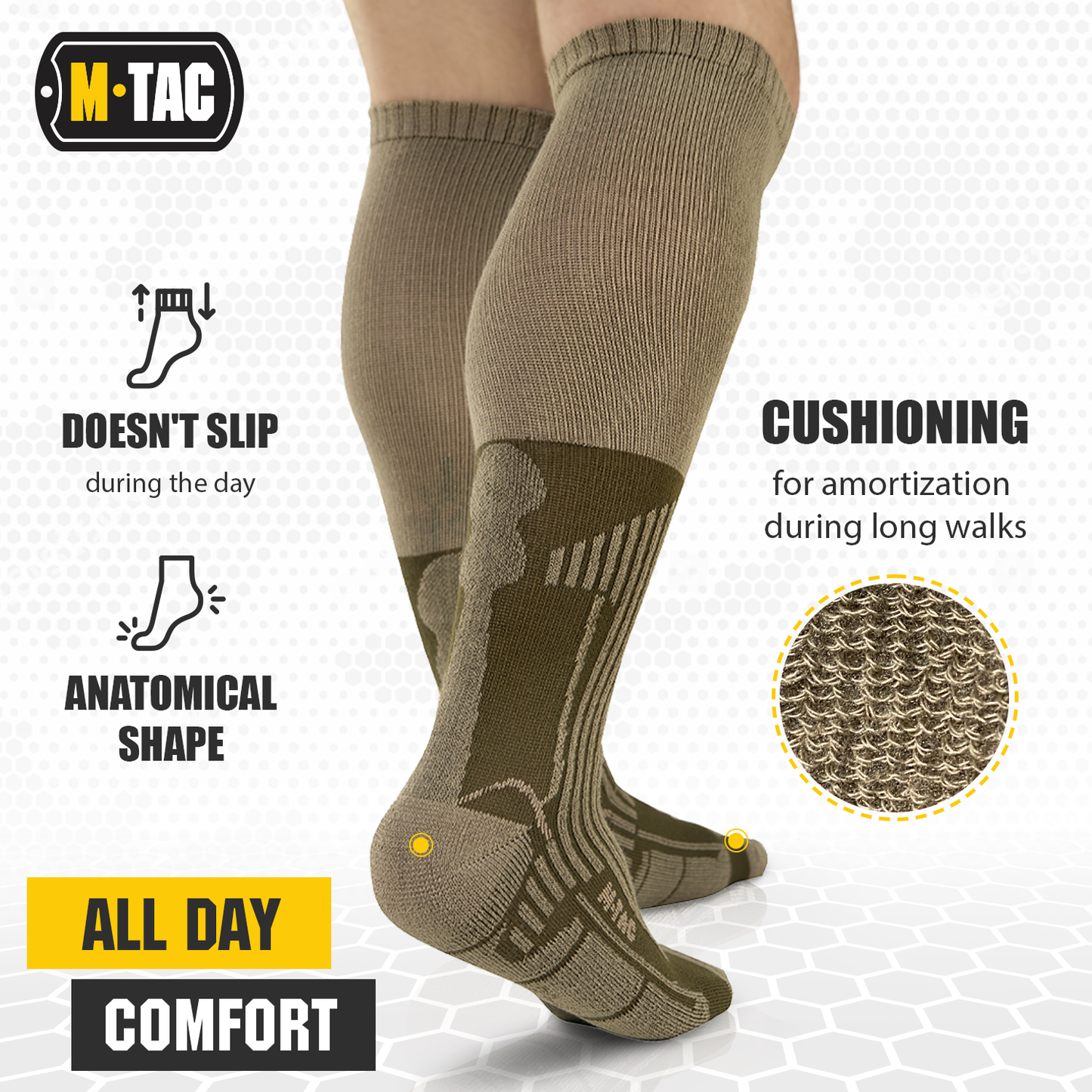 M-Tac Knee High Socks (Set of 2)