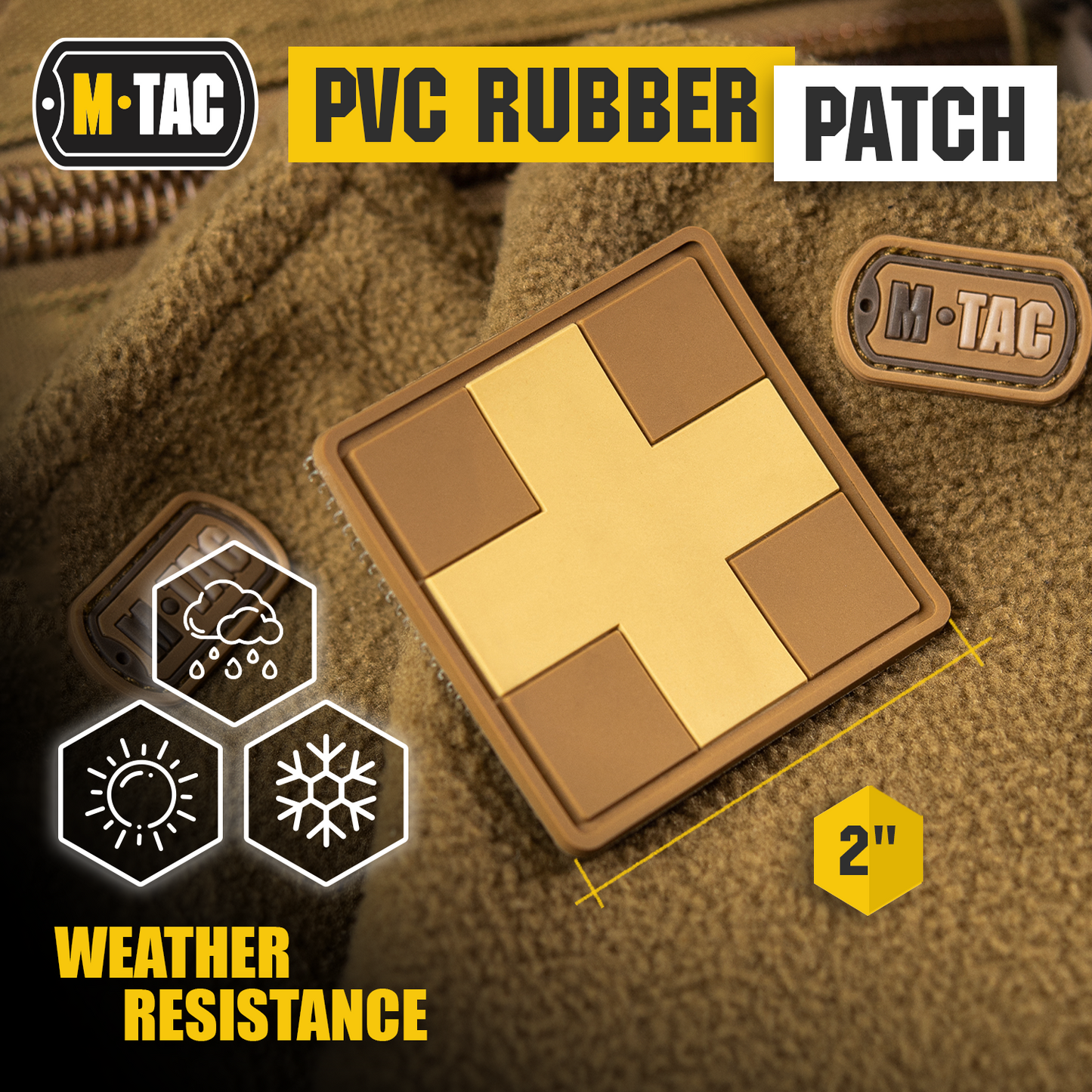 M-Tac patch Medic Cross Square PVC