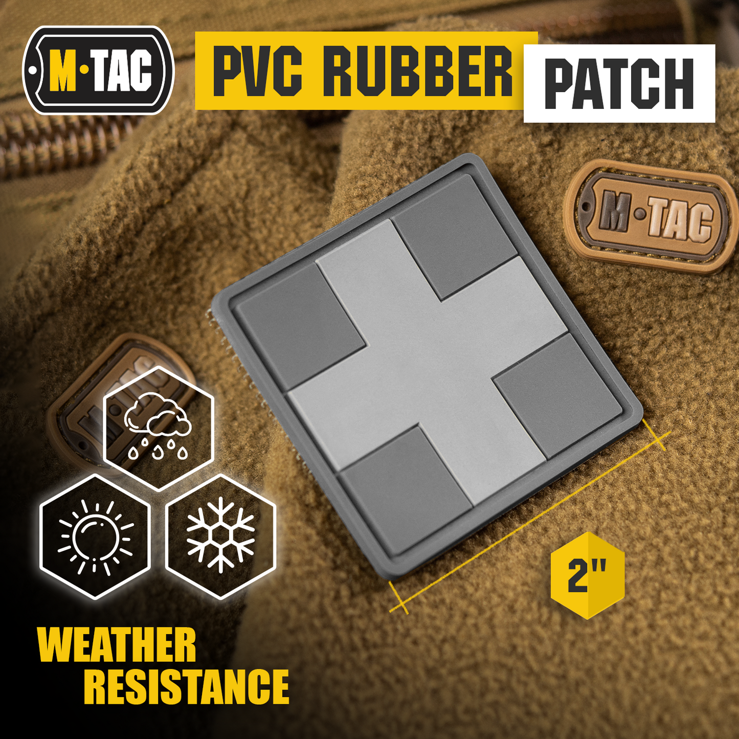 M-Tac patch Medic Cross Square PVC