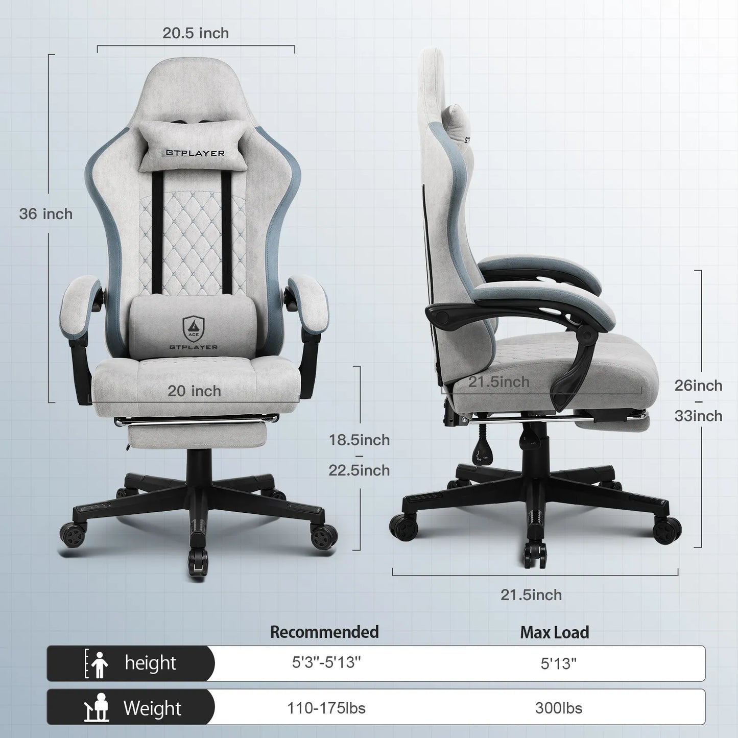 Footrest Series LR002 H