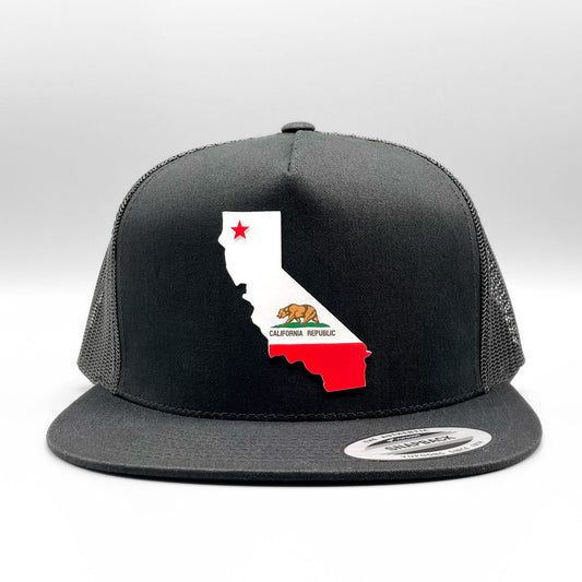 California State Flag Retro Trucker