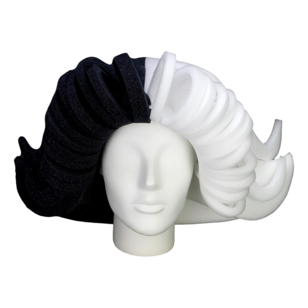 Black & White Wig