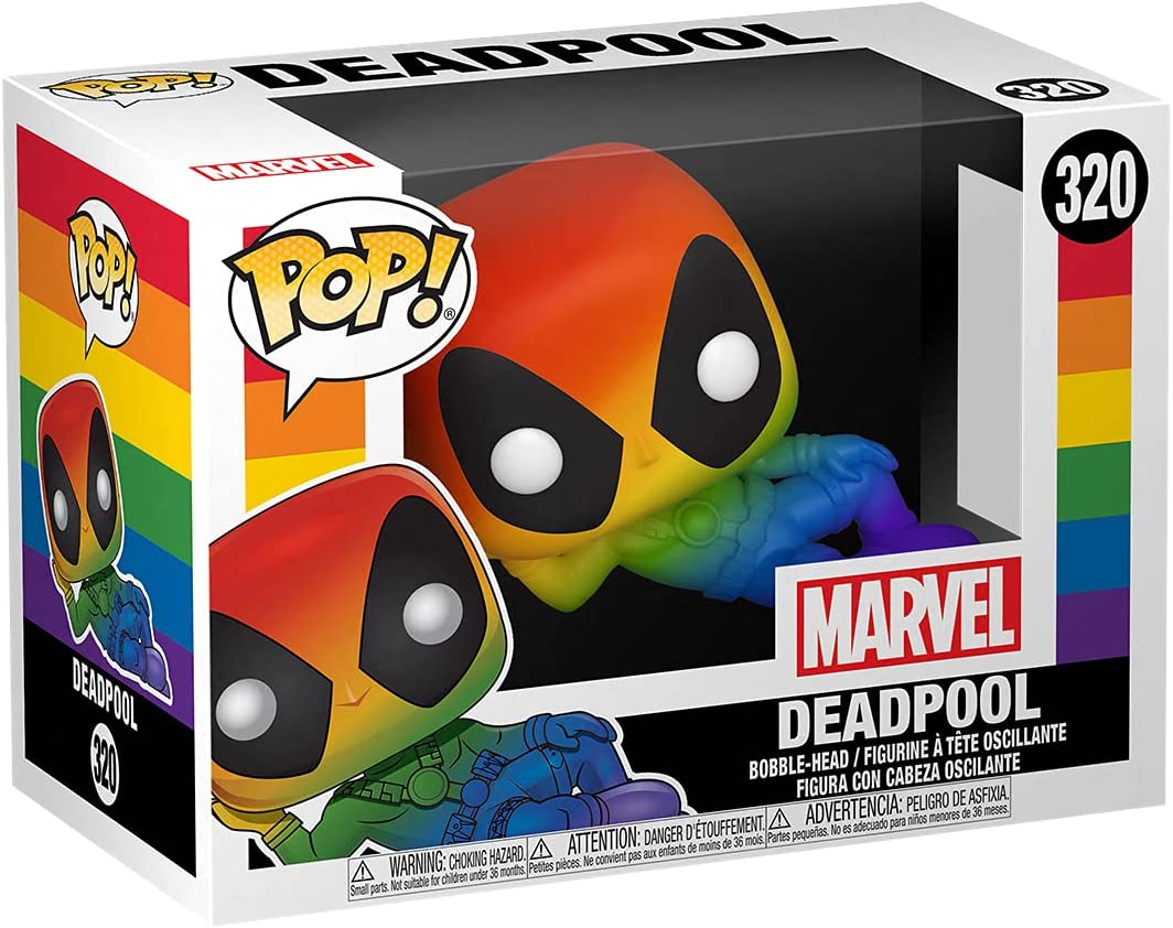 Funko Pop! Marvel: Pride - Deadpool (Rainbow) Vinyl Figure