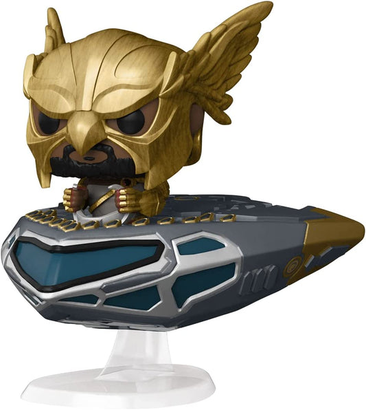 Funko Pop! Rides Super Deluxe: Black Adam - Hawkcruser with Hawkman Vinyl Figure