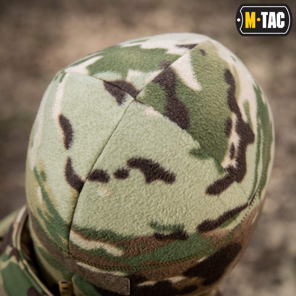 M-Tac Fleece Tactical Watch Cap Beanie With Patch Panel (270 g/m2)