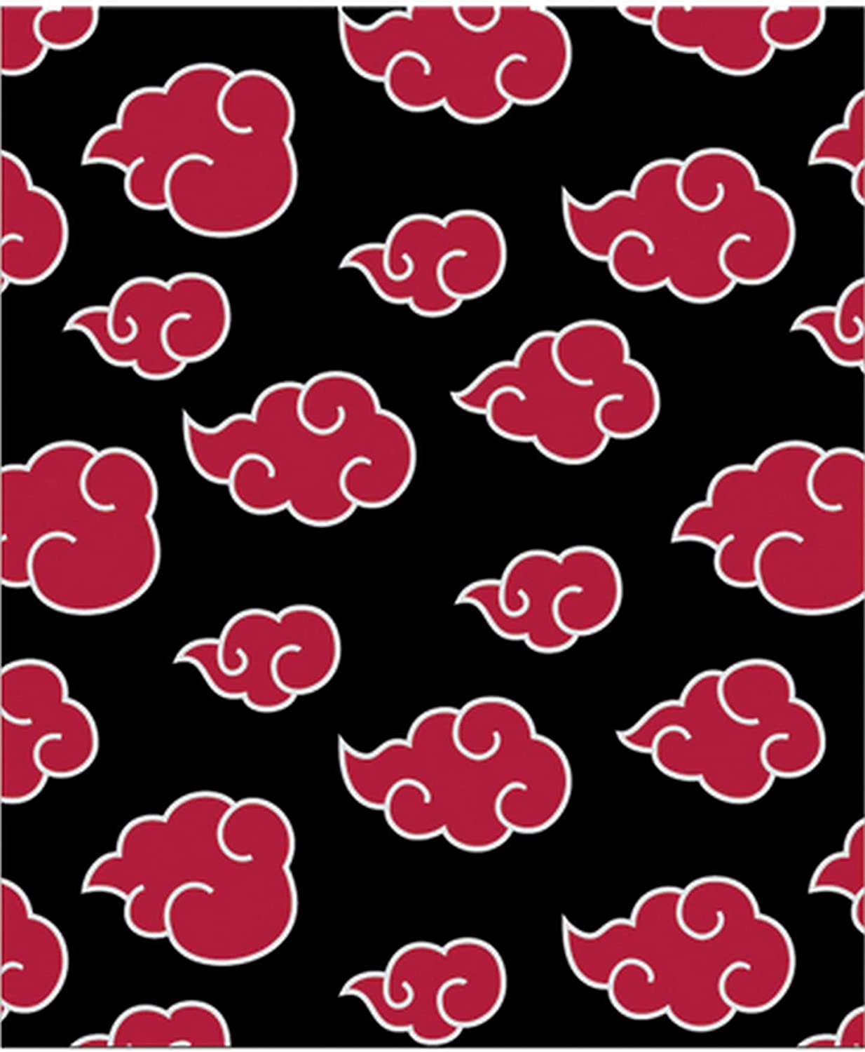 Naruto Shippuden Anti Leaf Clouds Akatsuki Throw Blanket 50in By 60in