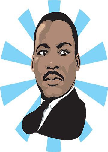 Martin Luther King Portrait