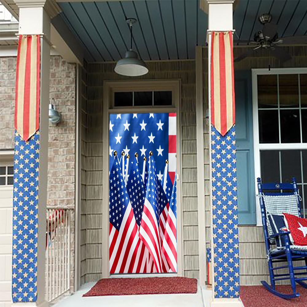 American Flag Door Hanger