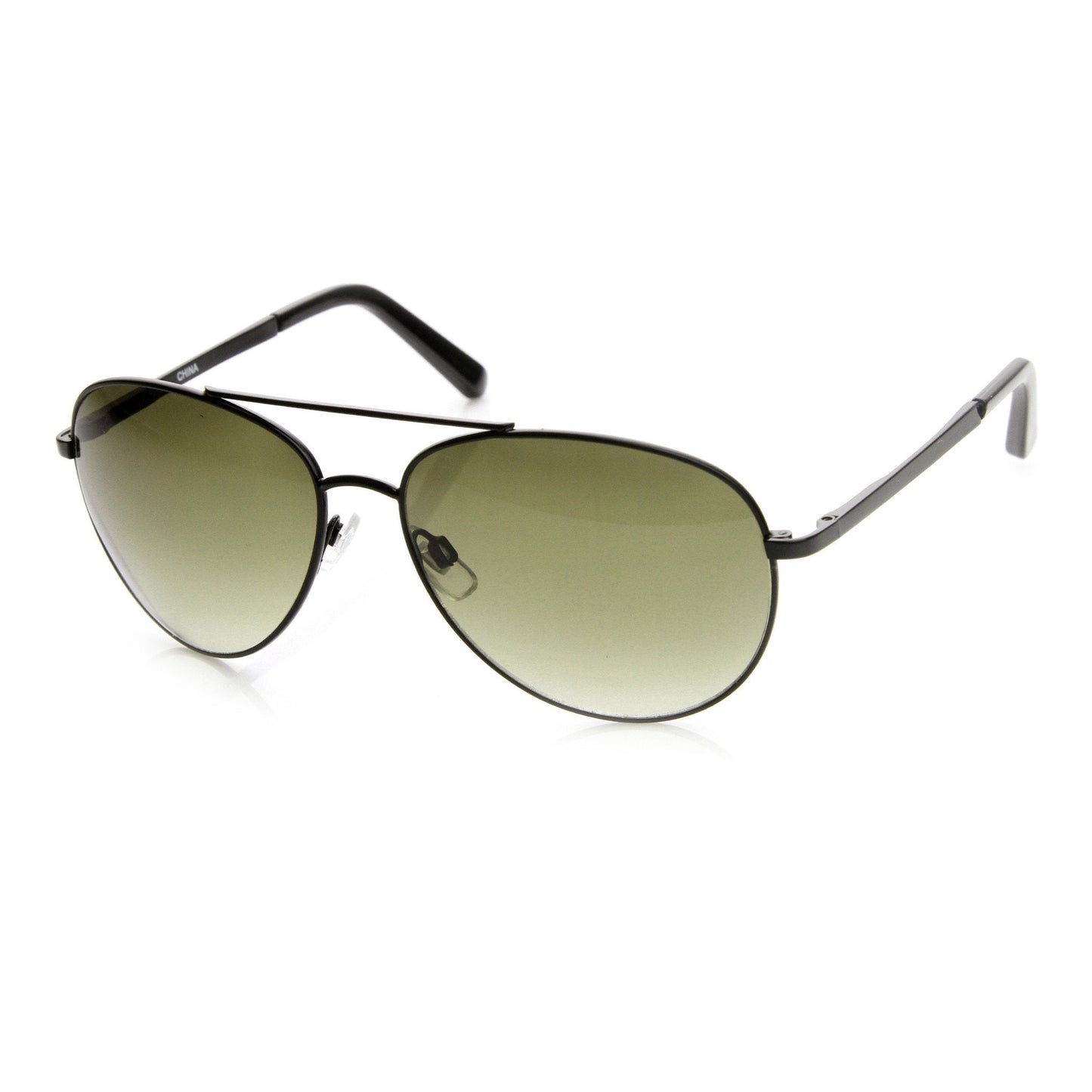 Large Round Full Metal Aviator Sunglasses 1373 58mm