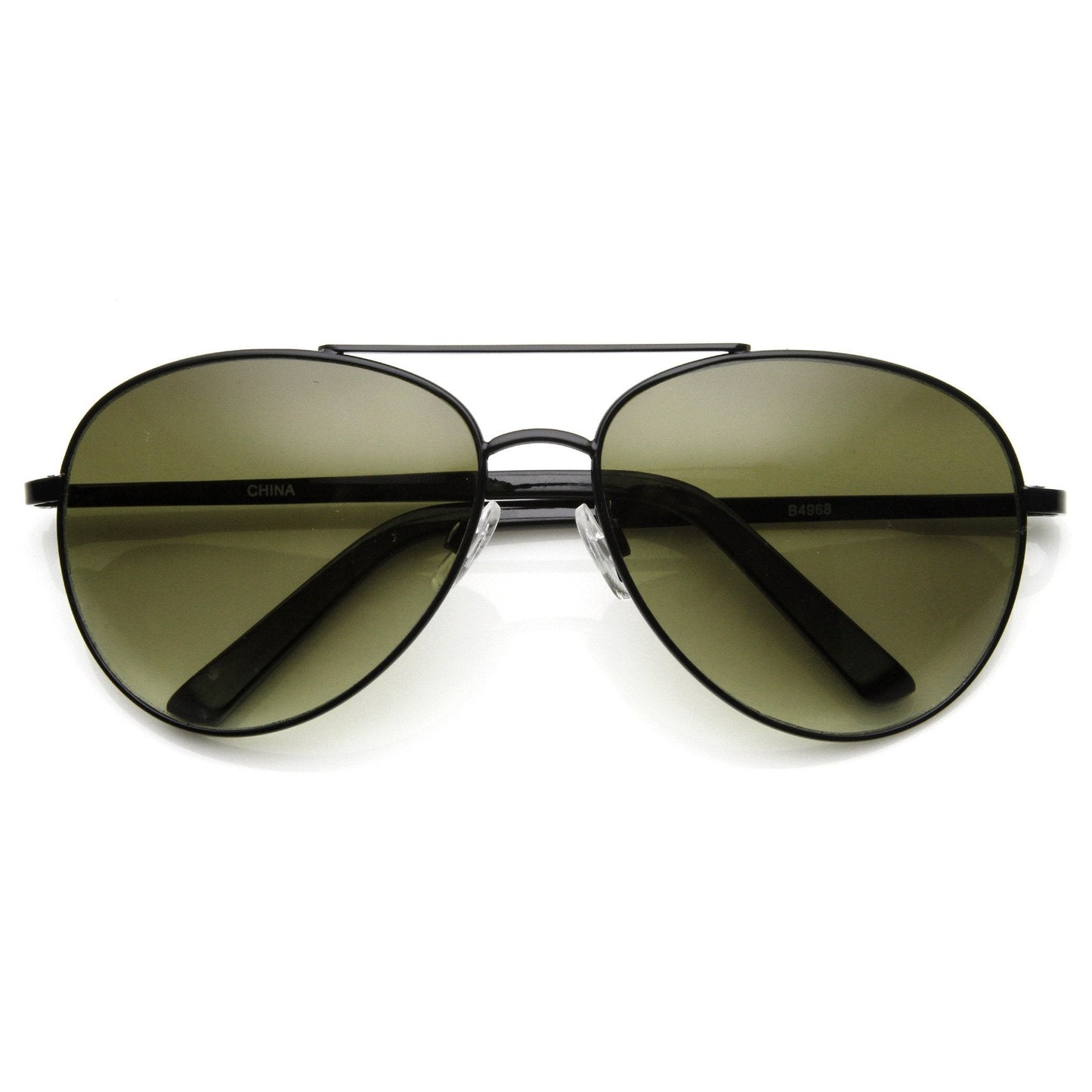 Large Round Full Metal Aviator Sunglasses 1373 58mm